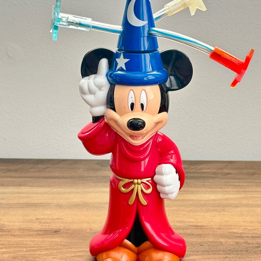 Disney Parks Fantasia Light Up Spinning Chaser Works Sorcerer Mickey Mouse Toy